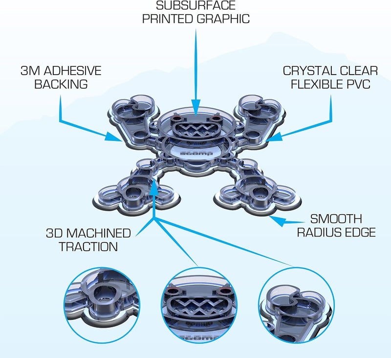 Stompgrip Premium Snowboard Stomp Pad | Jynx | 3D Collection | 3D Decal - Image 3